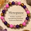 Xiyin tk pulsera explosiva transfronteriza de piedra natural ojo de tigre cuarzo rosa piedra Shoushan pulsera elástica de cuentas hecha a mano al por mayor