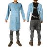Roupa Protetora para Soldador Couro Anti-escaldante Roupa de Trabalho para Solda Elétrica Alta Temperatura Anti-radiação Avental de Couro Isolamento Térmico Roupa de Proteção