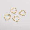 Pendientes de cobre con múltiples colgantes, envueltos en oro de 14 quilates y que preservan el color, con forma de gota hueca, hechos a mano, con forma de gota, para hacer uno mismo, accesorios de joyería con forma de anillo con múltiples colgantes.