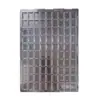 Bandeja de blíster negra de 90 cavidades para ferretería y productos electrónicos, caja de embalaje de plástico hecha a medida, caja de blíster antiestática para rotación