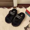 Zapatillas de Piel de Suela Gruesa para Mujer que Aumentan la Altura, Venta Caliente, Nuevo Estilo Otoño/Invierno 2026, Doble Correa, Cómodas, Casuales, para Casa, Zapatillas de Exterior