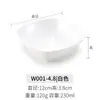 Vajilla de Melamina Cuadrada Imitación Porcelana Dos Tonos Pequeño Restaurante de Hot Pot Autoservicio Tazón para Condimentos Comida Rápida Tazón para Arroz Tazón para Postres Comercial