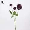 Venta directa de fábrica: Materiales florales estilo bosque verde, bolitas de cebolleta, bolitas bordadas, flores artificiales para decoración de bodas, accesorios para arreglos florales