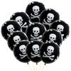 Nuevo globo decorativo de Halloween grueso de 2,8 de ancho con estampado de calabaza y murciélago, juego de globos para fiesta, festival de fantasmas