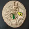 Chaveiro Criativo de Desenho Animado Artificial Fruta Cereja Morango Melancia Pingente para Mochila Escolar de Estudante Pingente para Bolsa de Casal