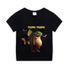 Camiseta de Manga Corta Italian Brainrot Tungtungsahurt Camisa Divertida Meme Ropa de Verano Tarjeta