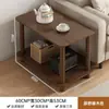 Mesa Lateral Minimalista para Sala de Estar, Mesa de Café Pequeña Creativa, Estante Cuadrado para Mesita de Noche de Dormitorio de Uso Doméstico, Mesa Lateral Cuadrada para Balcón