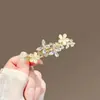 Elegante y de Moda Ojo de Gato Imitación Pinza de Resorte Pinza Superior Elegante Pinza Horizontal Pinza Versátil Pasador Pasador Accesorios para el Cabello de Dama Tocado