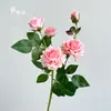 5 Cabezas de Rosas Artificiales para Decoración del Hogar, Accesorios para Fotos, Ramilletes de Mesa de Boda y Arreglo de Escenas