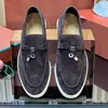 Mocasines de Ante de Máxima Calidad para Mujer 2026 Estilo Nuevo Zapatos Casuales Planos Suaves para Ponerse Fácilmente Mocasines