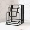 Estante para Tabla de Cortar de Cocina Estante para Colocar Tablas de Cortar Utensilio Encimera Almacenamiento Multicapa Estante para Tapas de Ollas Estante de Almacenamiento para el Hogar Soporte