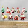 Nuevo Colgante Llavero de Navidad Goma Blanda Árbol de Navidad Tridimensional Colgante para Mochila Escolar Regalos Pequeños de Navidad Transfronterizos Venta al por Mayor