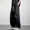 Nuevos Pantalones Cargo Plisados Estilo Retro Americano 2025 para Hombre, Otoño Delgados Holgados Rectos Puro Algodón Pierna Ancha Casual Largos