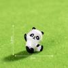 Jardinagem Paisagismo de Micro-Paisagem Simulada Panda Vermelho Luminoso Boneco de Animalzinho Fofo Acessórios de Resina DIY Pequenos Enfeites