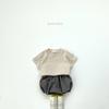 Ins Corea del Sur Mismo Estilo Ropa Infantil Verano Bebé Sencilla Cómoda Estilo Occidental Camiseta Casual Cómoda