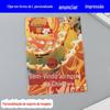 Pasta L Personalizada Pasta de Página Única em PP Bolsa para Arquivo de Provas de Estudante Pasta Colorida A4 para Escritório Logo