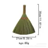 Escoba Barredora Importada Escoba de Madera para Piso con Cerdas Suaves Herramienta de Limpieza de Cabello para Suelo y Repisa de Ventana del Hogar Escoba