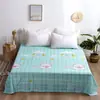 Liquidación de fábrica hoja individual lijado algodón aloe vera hoja individual hoja dormitorio estudiantil cama individual hoja individual venta al por mayor
