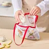 Bolsa de Malla Xinzao para Almacenamiento de Cebolla, Jengibre y Ajo en la Pared de la Cocina, Bolsa Portátil Ecológica para Compras de Verduras en el Supermercado