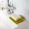 Caixa de Sabão de Silicone Caixa de Sabão Criativa de Silicone com Função de Drenagem Suporte de Sabão Bandeja de Sabão Bandeja de Sabão com Embalagem em Saco OPP