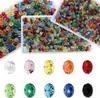 Venta Caliente Transfronteriza Juego de Cuentas Esféricas Facetadas de Cristal de Vidrio de 8 mm Materiales para Manualidades con Cuentas DIY Accesorios para Joyería Venta al por Mayor
