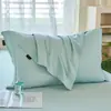 2026 Nuevo Modelo 13374 Algodón Puro Acolchado Funda de Almohada de Borde Ancho Funda de Almohada Individual
