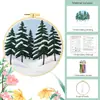 Kit de Materiales para Bordado de Cedro, Estilo Nórdico, Decoración de Sala de Estar Ins, Arte de Pared Hecho a Mano DIY, Venta al por Mayor desde el Fabricante