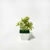 Planta artificial de césped de peonía de 5 piezas transfronteriza en maceta para escritorio de oficina, mini bonsái, maceta decorativa de escritorio