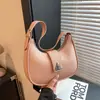 Bolsas Coreanas de Nicho de Luxo Novo Estilo Outono e Inverno 2025 Moda Simples Bolsa Transversal Feminina Bolsa de Ombro Único de Axila