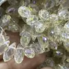 Venta Directa de Fábrica 6X12 Colgante de Gota de Agua de Vidrio Cosido a Mano Cuentas Accesorios para Joyería DIY Cuentas de Gota de Agua con Agujero Horizontal de Cristal