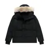 Chaqueta de Invierno Cg para Pareja Estilo Europeo y Americano con Capucha Desmontable y Cuello Grande de Plumón de Ganso, Alternativa Asequible, En Stock Transfronterizo