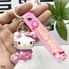 Lindo Colgante Llavero Gato Kt Muñeca Dibujo Animado Hello Kitty Caja Sorpresa Colgante Mochila Escolar Pequeño Regalo Figura de Hello Kitty