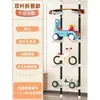 Estante de Almacenamiento para Coches de Juguete Infantiles Sala de Estar Hogar de Pie Sin Taladro Estante para Patineta Bicicleta