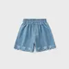 Pantalones Cortos Finos para Bebé DUUDUU Estilo Verano 2026 Pantalones Casuales de Jeans para Niños Moda Coreana Pantalones para Niñas Clase A