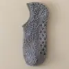 Meias de Veludo Coral para Mulheres, Meias Grossas de Veludo para Casa, Meias de Barco Meio Veludo com Silicone Antiderrapante, Meias Femininas, Atacado de Comércio Exterior