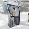 Bolsa Impermeable Portátil para Guardar Cepillo de Dientes de Viaje, Bolsa de Malla para Artículos de Tocador de Baño para Viajes de Negocios, Neceser de Pie para Viaje