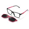 Gafas de Sol para Niños Modelo Nuevo 2026 con Lentes Magnéticas Clip-On, Montura Plana de Doble Uso Polarizada Bh2019