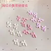 Accesorios Populares para Uñas de Moño, Trendy Rosa 3D Moño de Cinta Estilo Ins Decoraciones de Pedrería para Uñas Portátiles