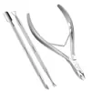 Venta al por mayor del fabricante Pinzas para cutículas de acero inoxidable, Set removedor de cutículas para uñas, Herramientas de cuidado más vendidas en Amazon en stock