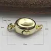 Acessórios DIY Prata S925 Simples Tipo Botão Geométrico Tridimensional Fecho de Colar Fecho de Pulseira Fivela de Fechamento Componentes de Joias Feitos à Mão