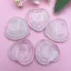 Piedra de masaje con forma de corazón de ágata de cristal natural transfronteriza de 30 mm, piedra con forma de corazón para aliviar la preocupación, piedra de masaje para el pulgar con forma de corazón al por mayor