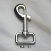 Fábrica de Origen Llavero con Hebilla de Plástico en Forma de P para Mascotas Gancho de Aleación de Zinc con Forma de Cabeza de Toro Hebilla para Perro Proceso de Galvanizado Sin Manchas Metal