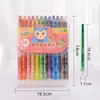 Suministro directo de fábrica creativo nuevo palo de pintura al óleo giratorio para niños papelería estudiantil crayón artístico palo de pintura al óleo fábrica al por mayor