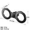 Mingka C21A Teléfono Móvil Accesorios de Doble Posición Magnético de Doble Cabezal Cabezal de Bola de 17 mm Aleación de Aluminio Soporte de Escritorio para Coche Universal