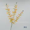 Hoja de Dinero Simulada de 3 Ramas Película Impresa en 3D Eucalipto Decoración del Hogar Planta Verde Arreglo Floral para Mesa de Café y Mesa de Comedor