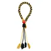 Cuerda para Llavero Semi-Terminada Nudo de Maíz Hecho a Mano DIY, Hebilla Ajustable, Colgante para Bolso, Nudo Cola de Fénix, Accesorio de Mano, Hebilla de Anillo