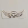 Pegatinas reflectantes para espejo retrovisor de motocicleta, coche eléctrico, coche con alas de ángel 3D, transfronterizas