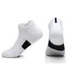 Meias Esportivas Elite Cano Alto Médio com Base de Toalha Meias Grossas de Terry Meias Profissionais para Basquete Meias para Corrida Venda por Atacado de Fábrica