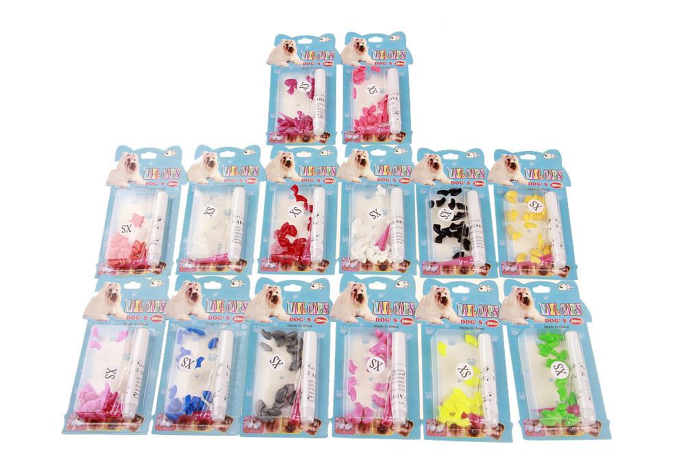 猫咪专用宠物指甲套14色 (1)