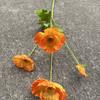 Fábrica de flores de simulação de casamento 4 papoula flor de papoula estilo pastoral sala de estar decoração de casa flor artificial atacado